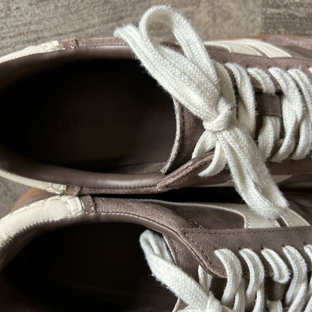 Steve Madden Dodge Taupe Sneakers W 8.5 Like New! - Picture 3 of 6